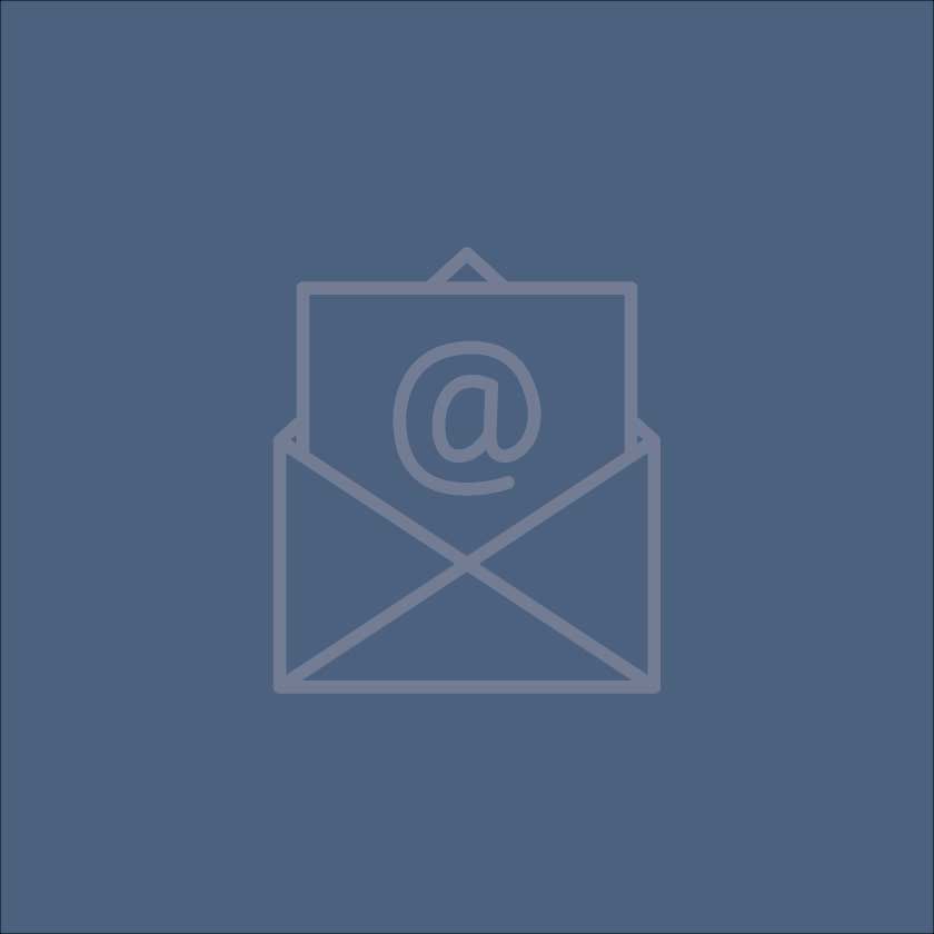 Email envelope icon for sign-up and 15 % savings offer