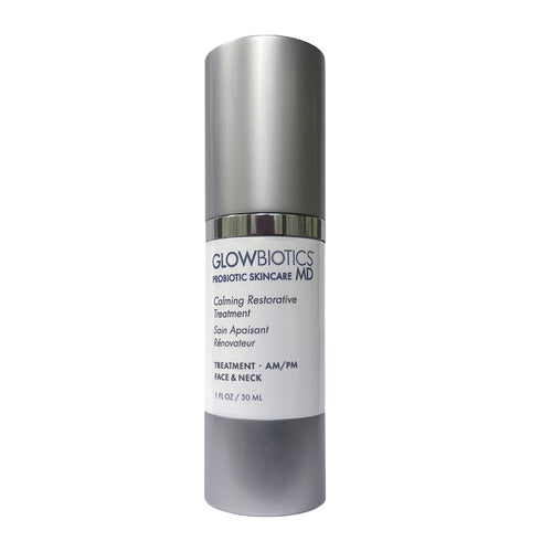 Glowbiotics Calming Restorative Treatment 1 fl oz bottle, front view