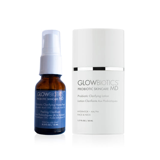 At-Home Peel Starter Duo: Probiotic Clarifying Home Peel + Clarifying Lotion