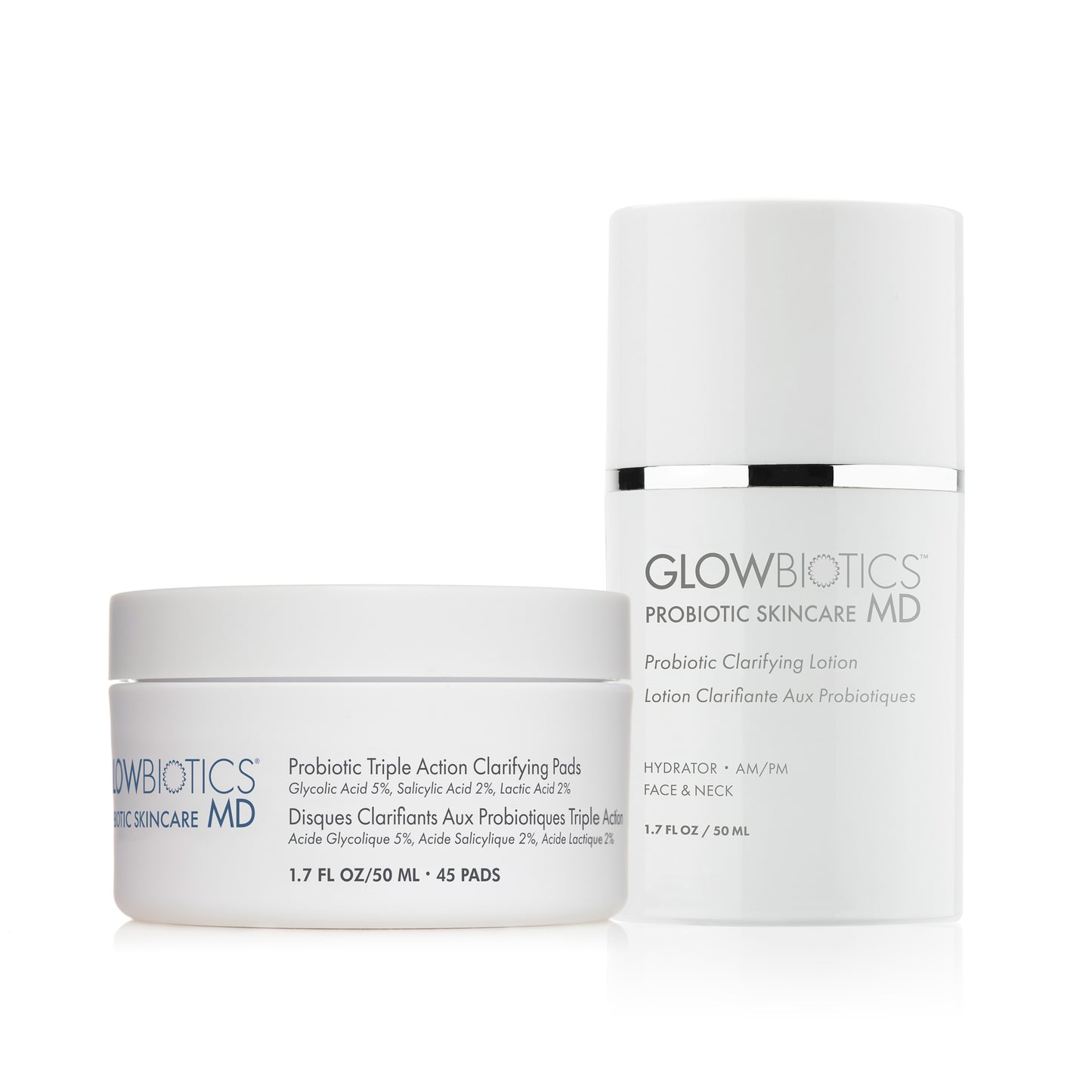 Exfoliation Starter Duo: Glycolic, Lactic and Salicylic Acids