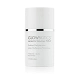 Bottle of Glowbiotics Probiotic Clarifying Lotion on a white background