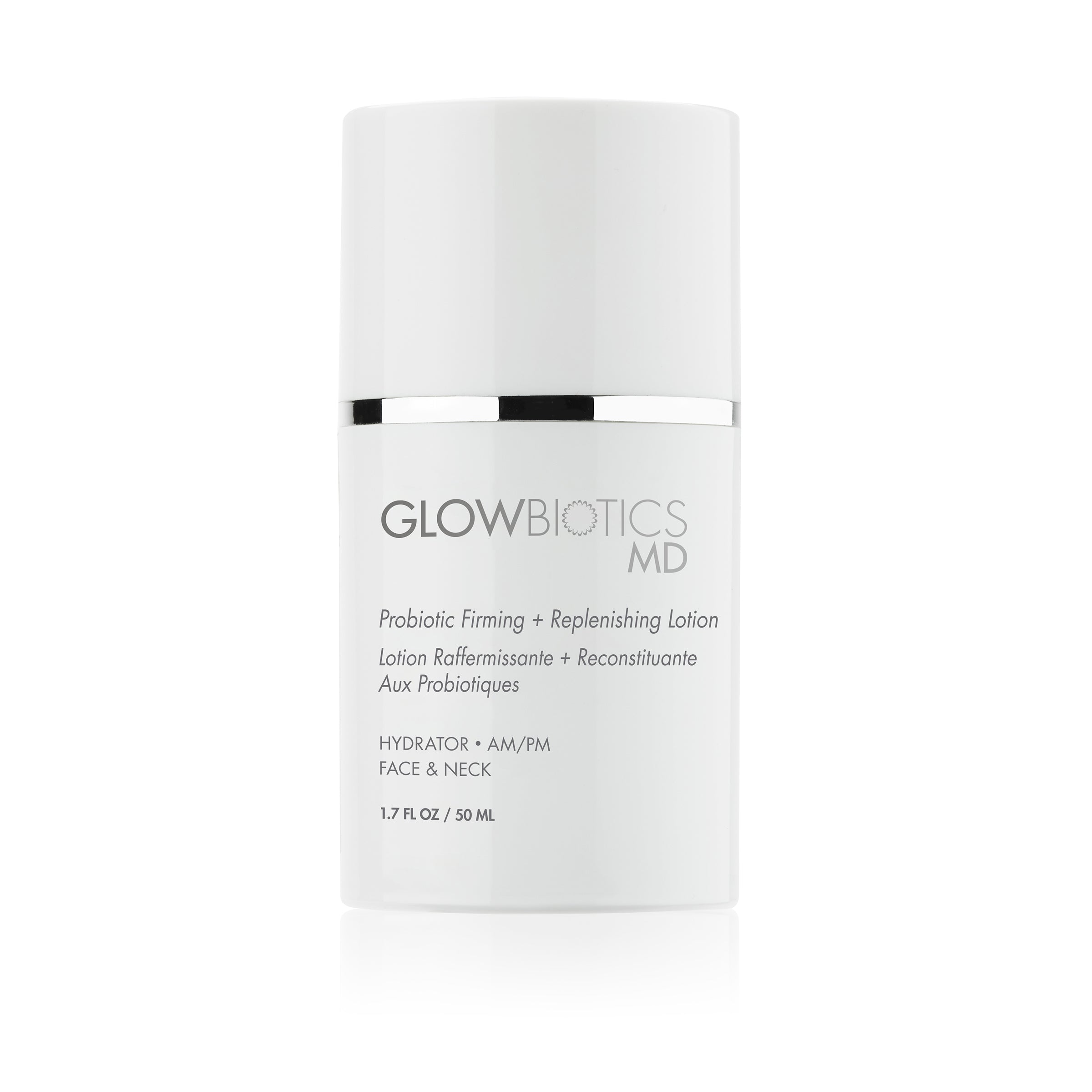 Glowbiotics Probiotic Firming + Replenishing Lotion bottle front view