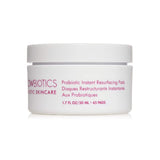 Jar of Glowbiotics Probiotic Instant Resurfacing Pads, 45 pads, on a white background