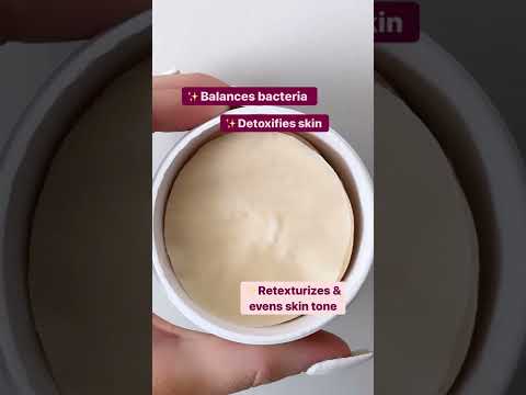 “Brightens, Lightens, Tightens” quick demo applying pad to face