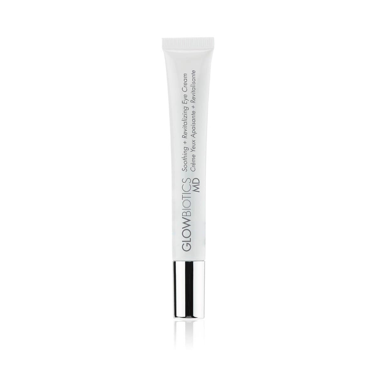 Glowbiotics Soothing + Revitalizing Eye Cream tube front view